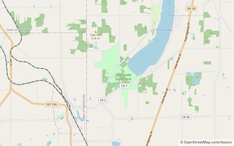 silver lake state park location map