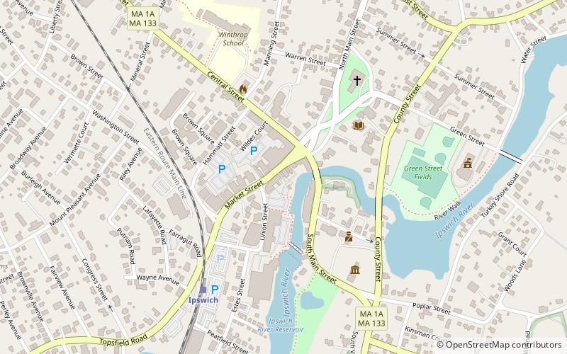 Caldwell Block location map