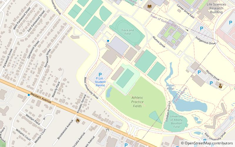 Bob Ford Field at Tom & Mary Casey Stadium location map