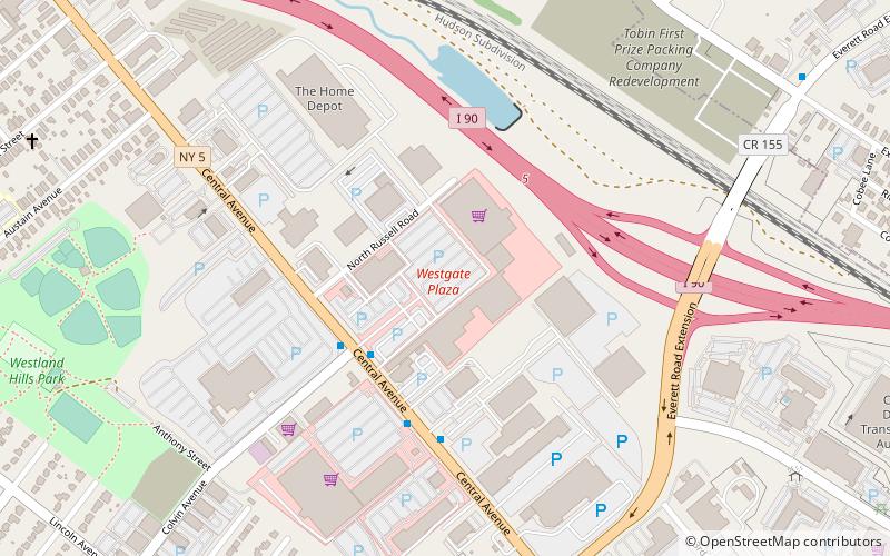 westgate plaza albany location map