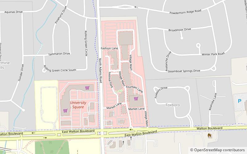 The Village of Rochester Hills location map