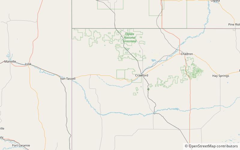 Soldier Creek Wilderness location map