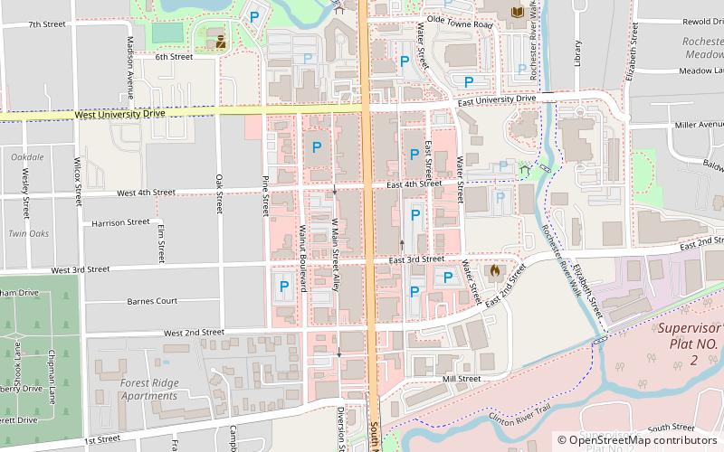 Rochester location map