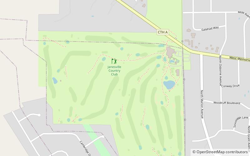 janesville country club location map