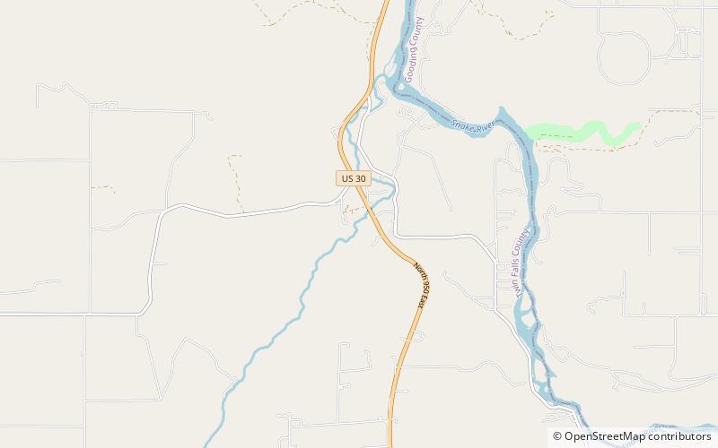 Miracle & Banbury Hot Springs location map