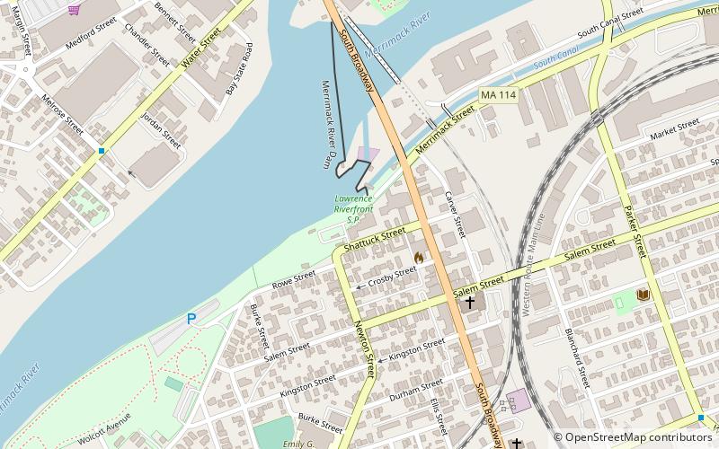 Lawrence Experiment Station location map