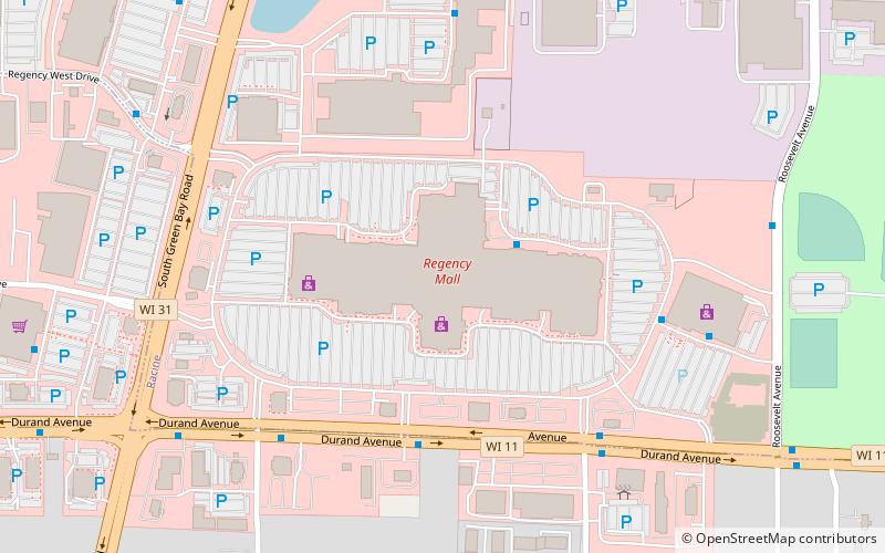 Regency Mall location map