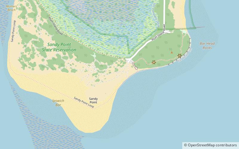 Sandy Point State Reservation location map