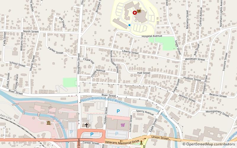 Freeman's Grove Historic District location map