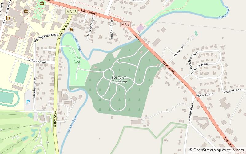 Eastlawn Cemetery location map