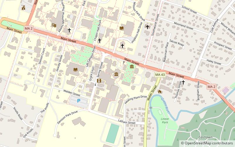 Williams College Museum of Art location map