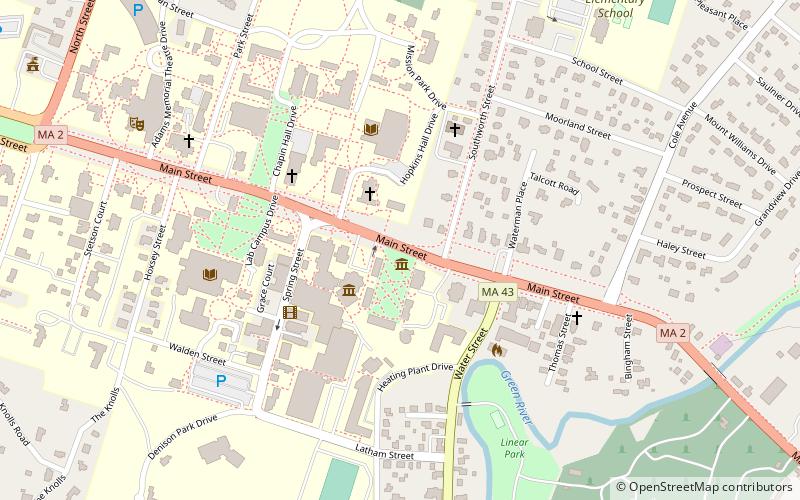 Hopkins Observatory location map