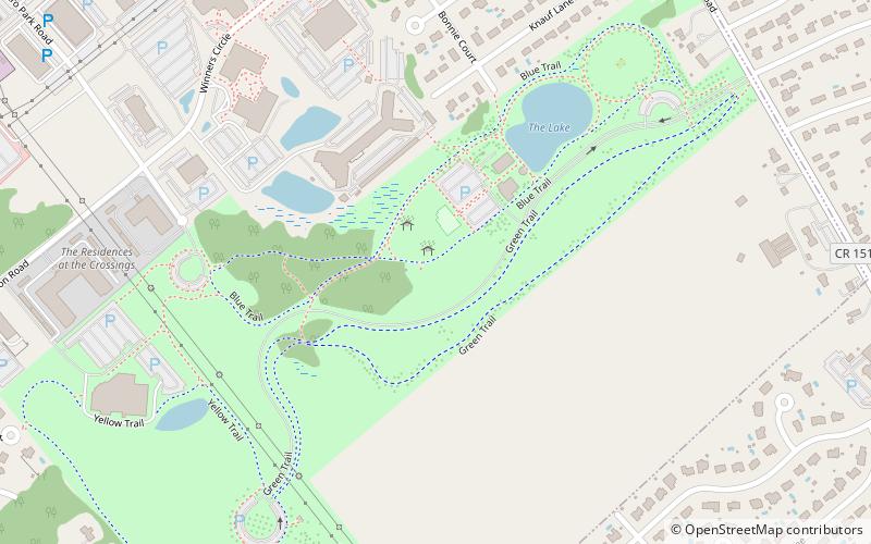The Crossings Park location map
