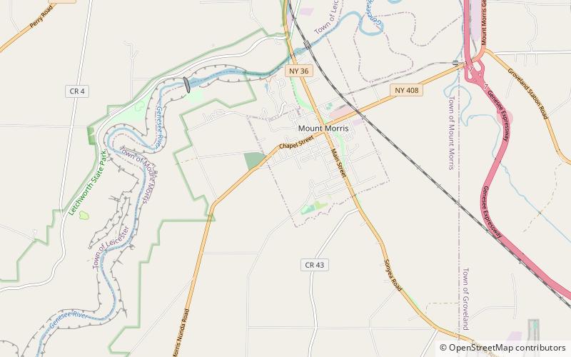 mount morris location map