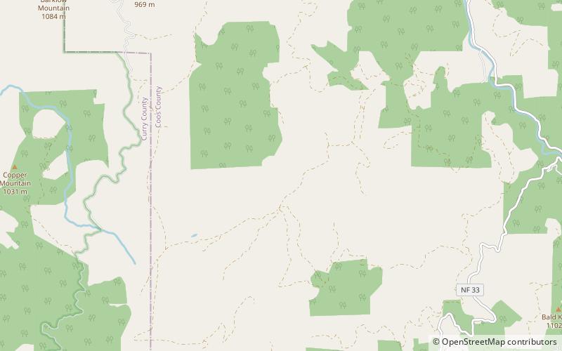 Coquille Myrtle Grove State Natural Site location map