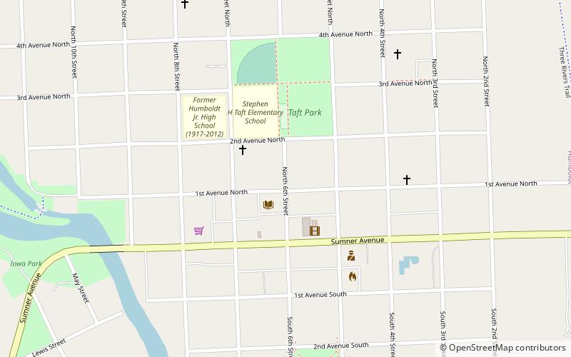 Humboldt County Courthouse location map