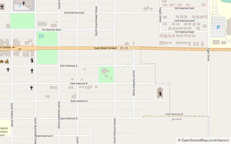Jerome City Pump House location map