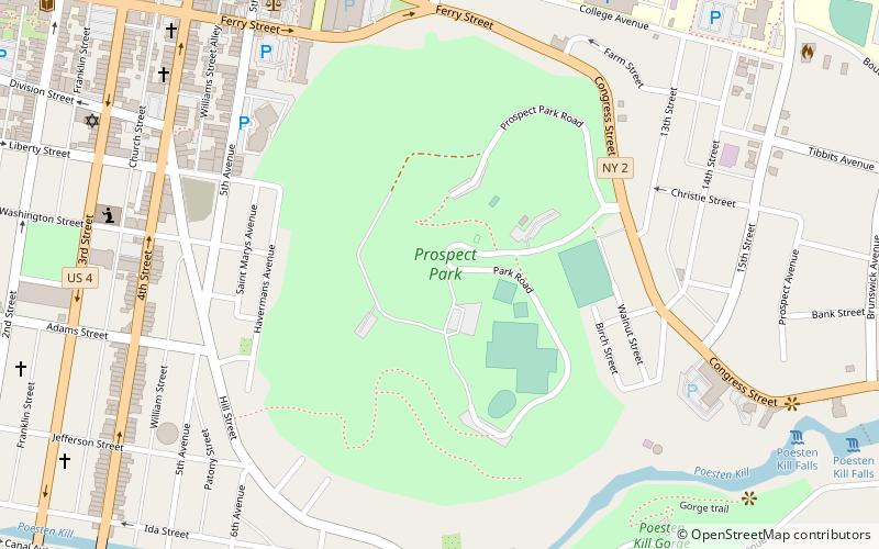 Prospect Park location map