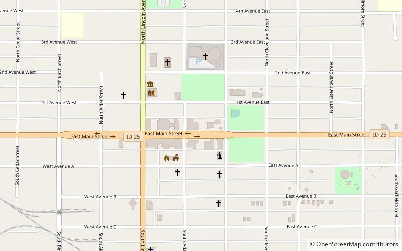 Allton Building location map