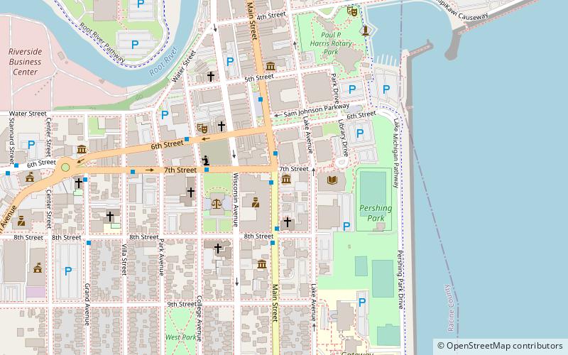 Racine Heritage Museum location map