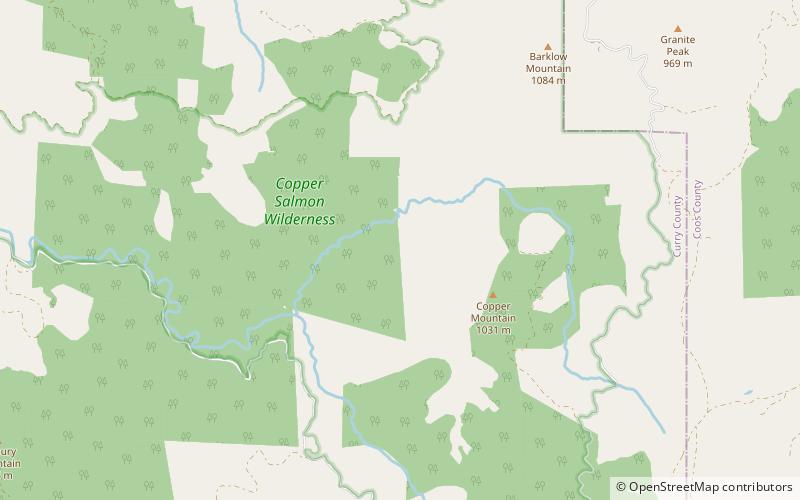 Copper Salmon Wilderness location map