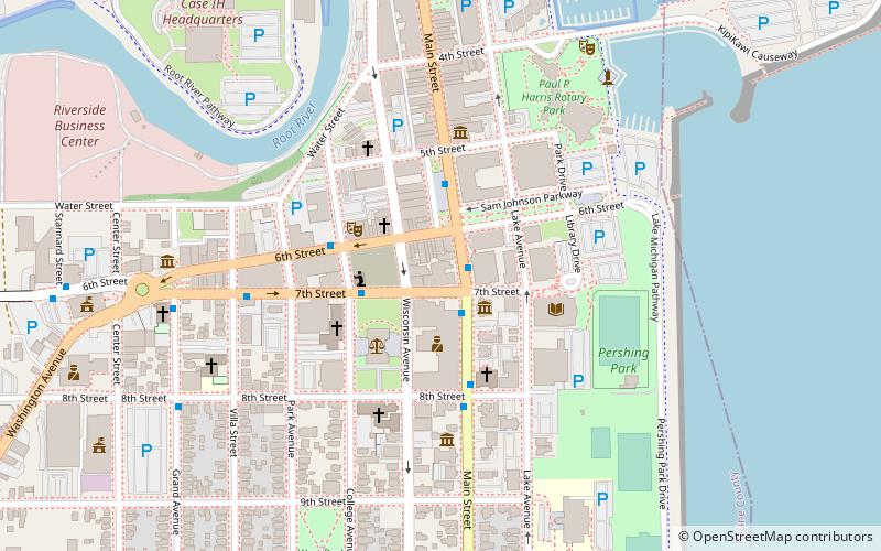 st lukes racine location map