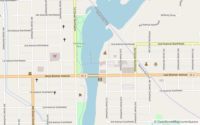 Waverly Municipal Hydroelectric Powerhouse location map