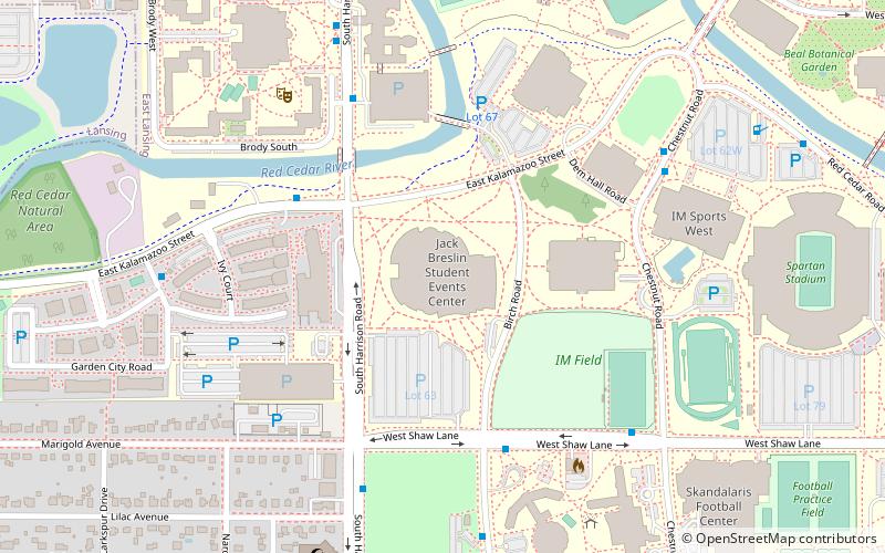 Breslin Student Events Center location map