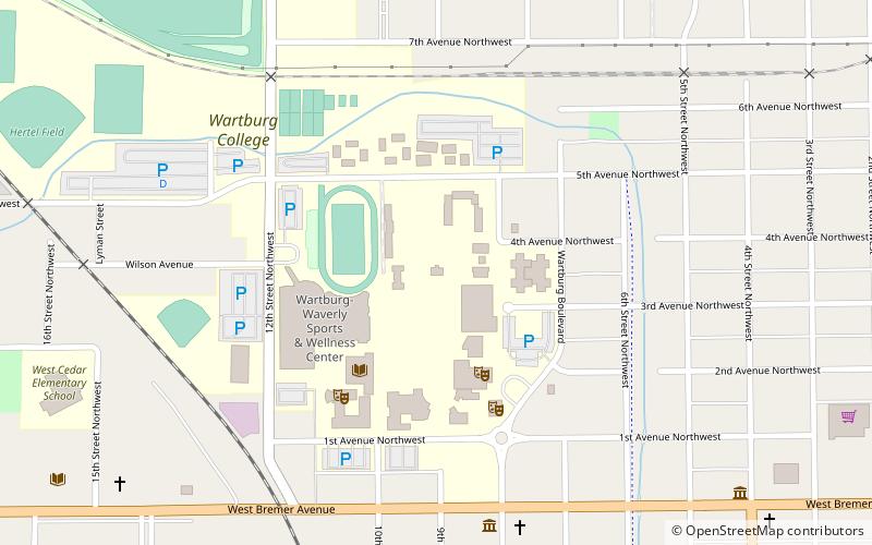 Old Main location map