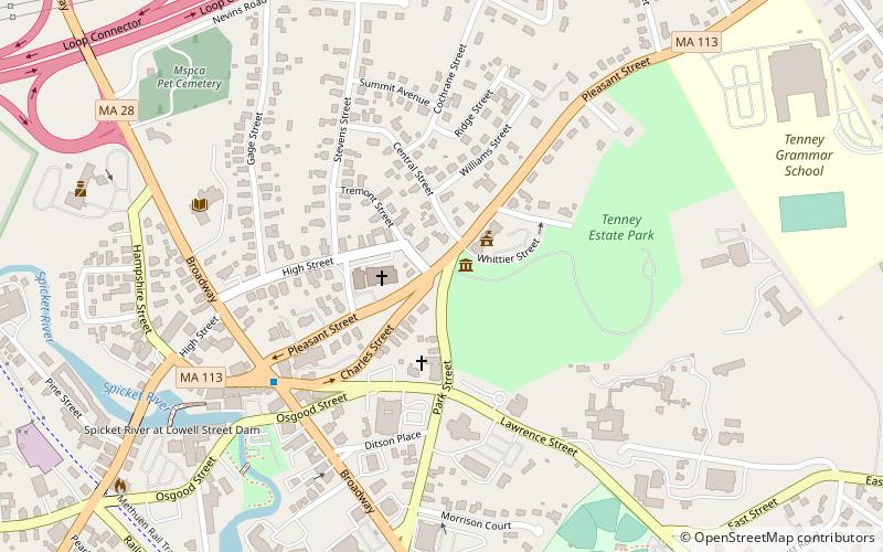 Tenney Castle Gatehouse location map