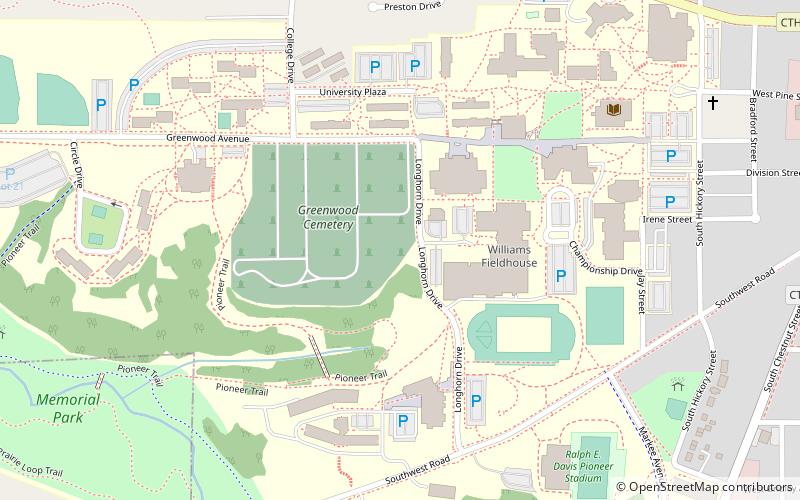 Williams Fieldhouse location map