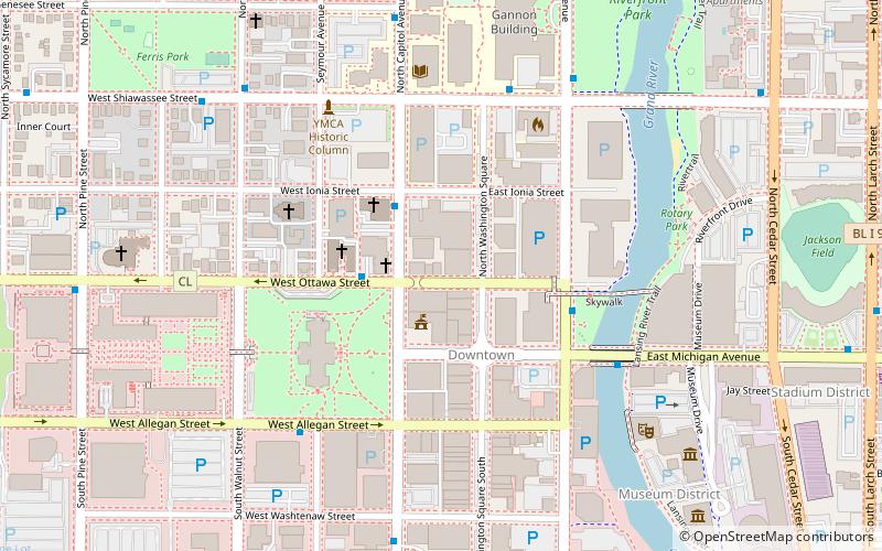 Lansing Woman's Club Building location map