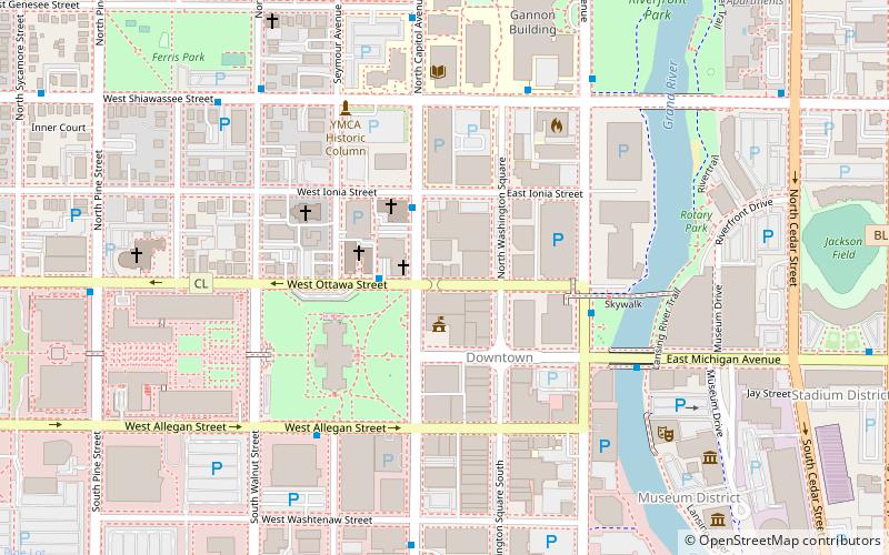 Michigan Millers Mutual Fire Insurance Company Building location map