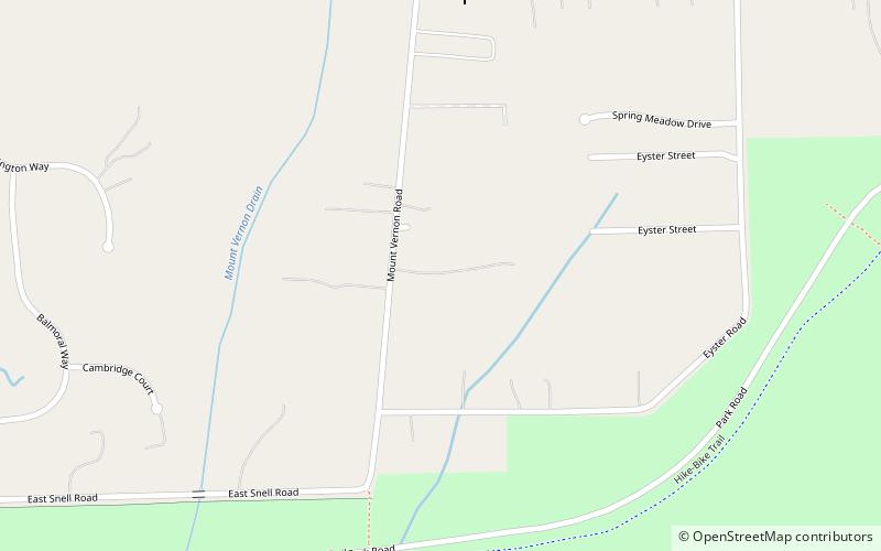 stony creek metropark washington township location map
