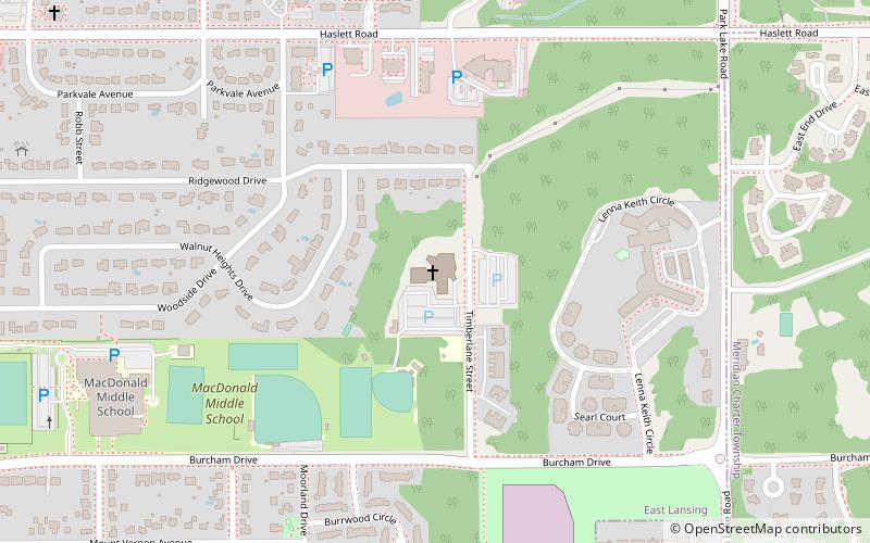 University Reformed Church location map