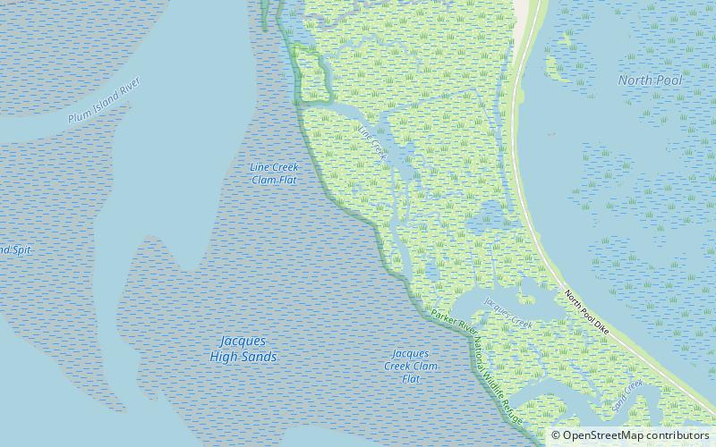 Parker River National Wildlife Refuge location map