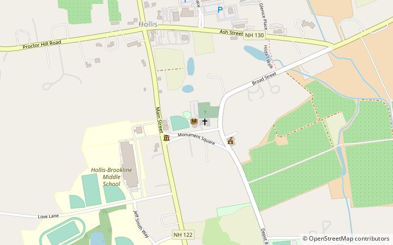 Hollis Recreation location map