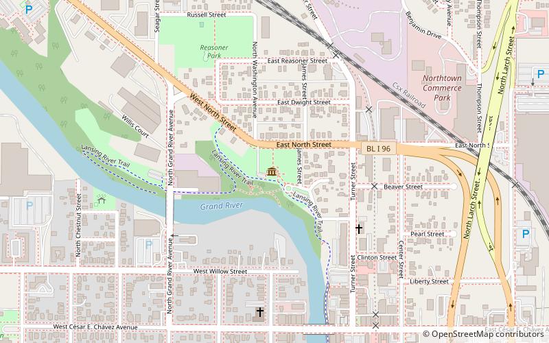 Dodge Mansion location map