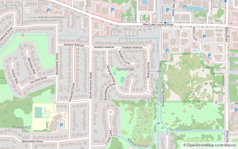 Tamarisk location map