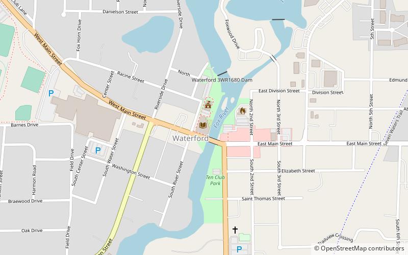 Waterford Public Library location map