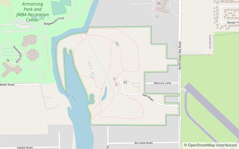 RiverBend Nature Center location map