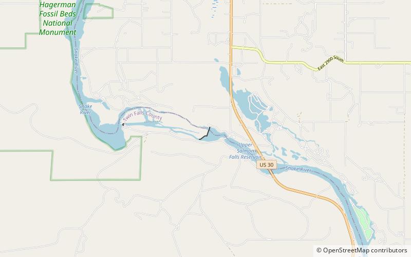 Salmon Falls location map