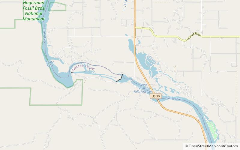 salmon falls hagerman location map