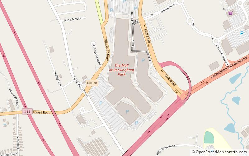 The Mall at Rockingham Park location map