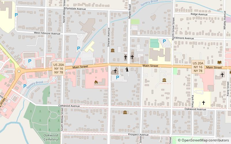 Baker Memorial Methodist Episcopal Church location map