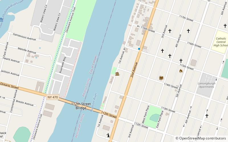 Herman Melville House location map