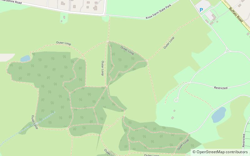 Park Stanowy Knox Farm location map