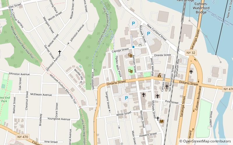 Olmstead Street Historic District location map