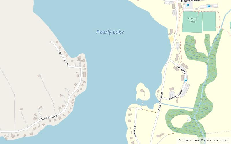 Pearly Lake location map