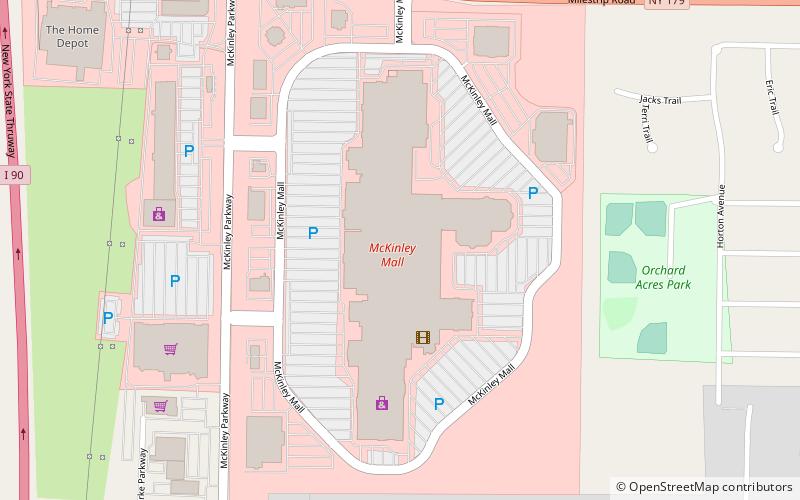 McKinley Mall location map
